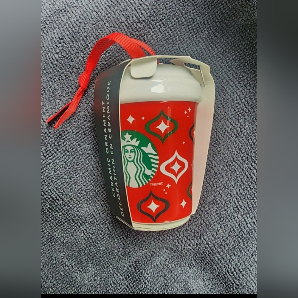Starbucks Mini Holiday Ornament Cup 2023